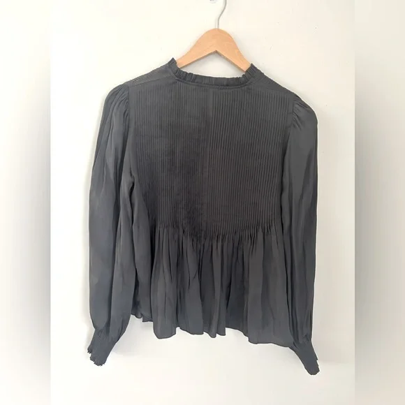 🐨 ARITZIA WILFRED MILOU BLOUSE IN COAL GREY - size XS 🐨 - Picture 9 of 9